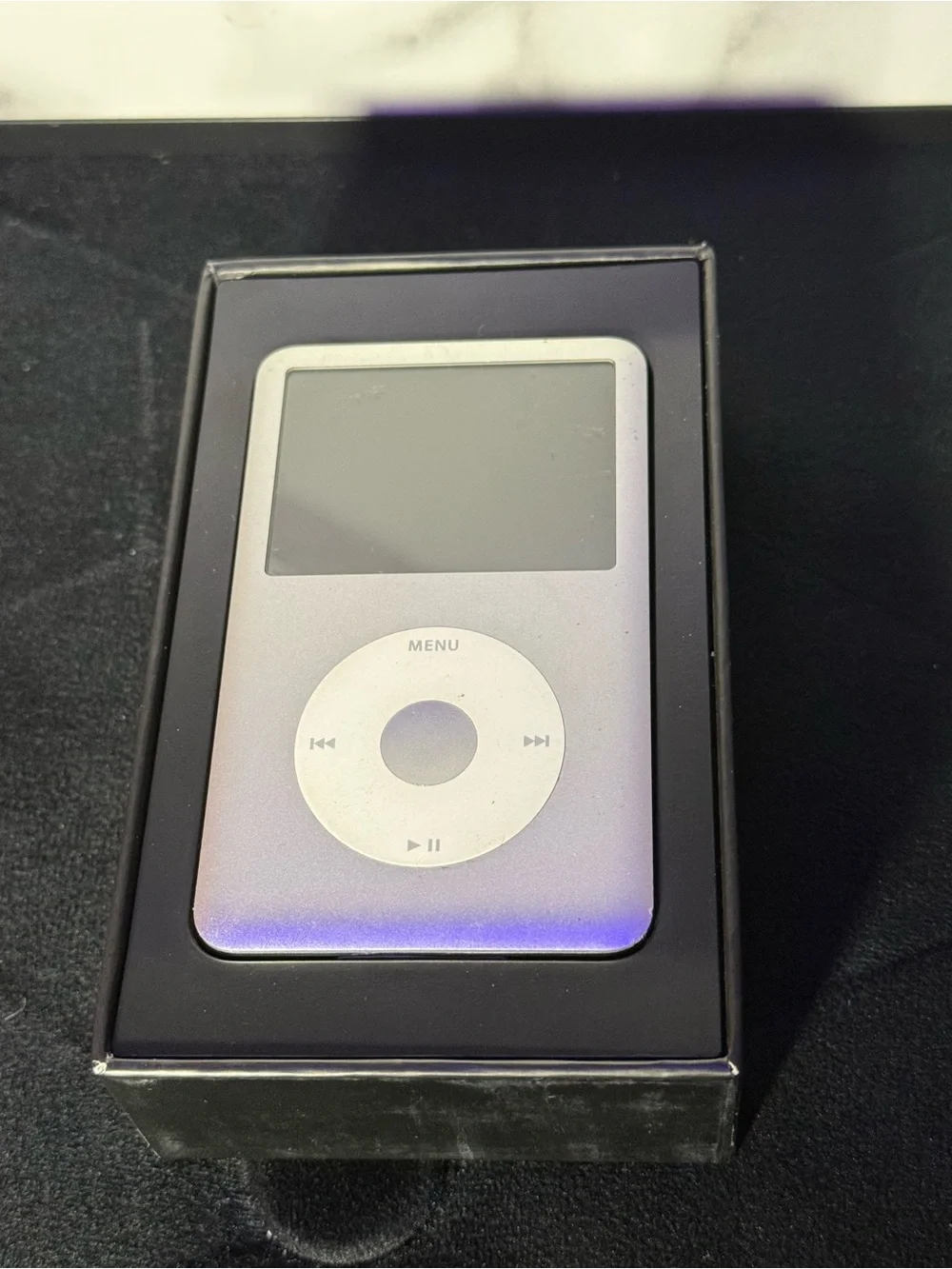 Apple iPod Classic Silver with White Click Wheel
